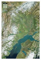 Anchorage & Alaska Range – 3D Earth Image Map 0050